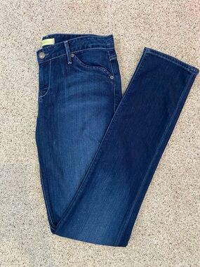 Dark Blue Women's Straight-Leg Jeans